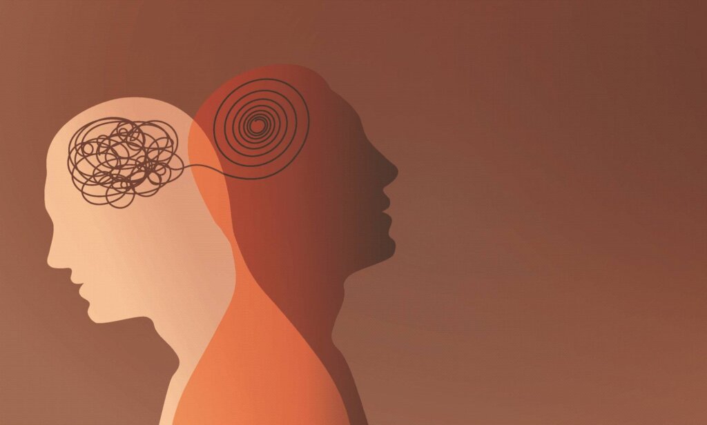 figures avec des fils pour représenter comment le cerveau agit face à l'incertitude